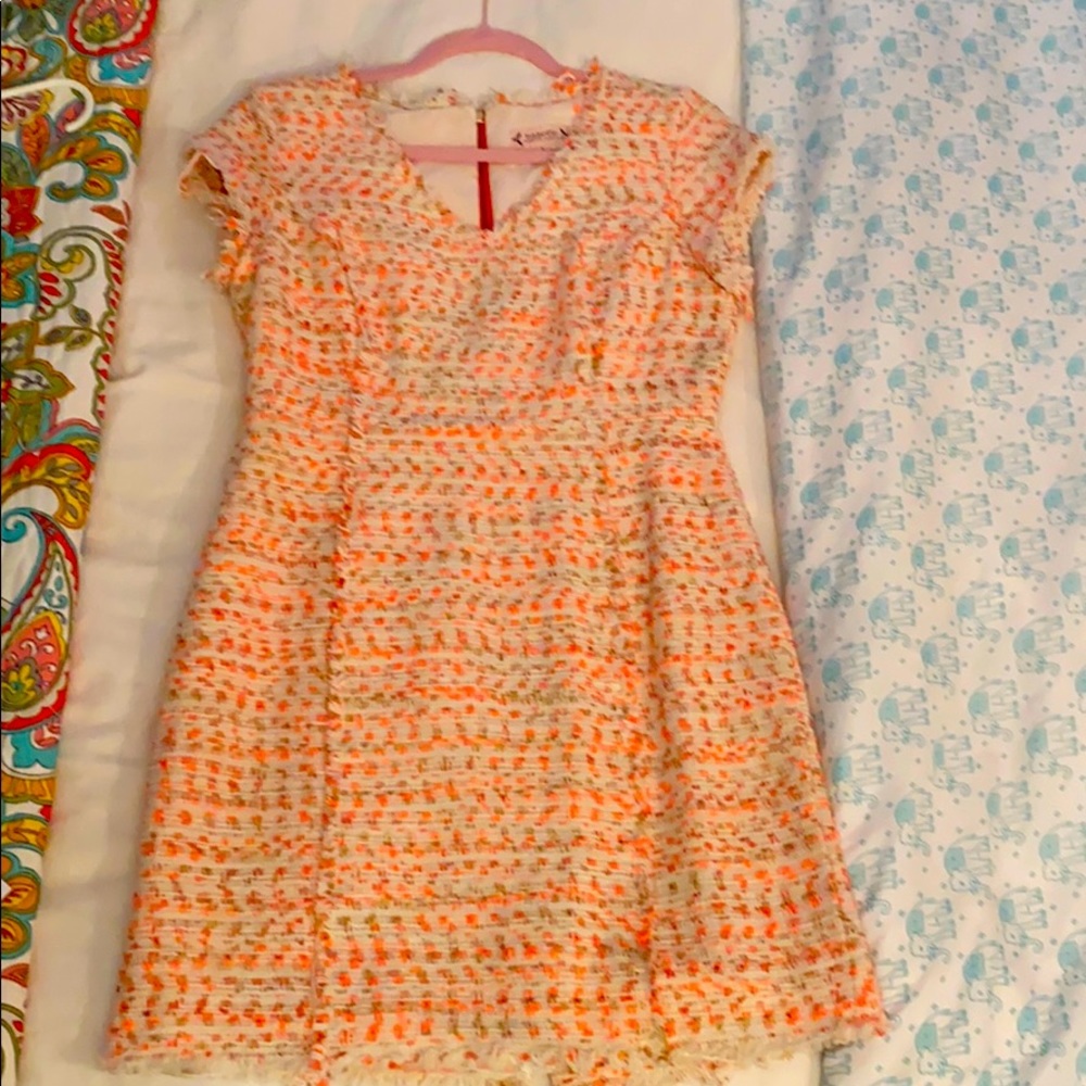 Nanette Lepore tweed midi dress